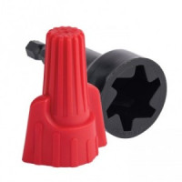 EKF Соединительный изолирующий зажим с лепестками СИЗ-Л 11мм красный (уп. 100 шт)  plc-cl-11