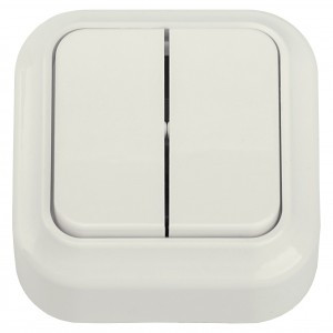 Bylectrica Вариант выкл. 2 кл. ОУ 6А (корп. ABS) бежевый А56-2112