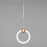 EUROSVET св-к подвесной св-к св/д IP20 4200K 4K 10W 630lm 300х60 золото Rim 90165/1 a051798