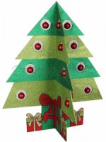 &quot;Фигура елочная &quot;Елочка складная&quot; 3D, 100*84 см, цвет мульти502-393 Neon Night