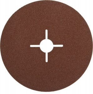 Круг шлифовальный ЗУБР "ПРОФИ" фибровый, для УШМ, P80, 125х22мм, 5 листов