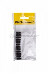 PROconnect колодка винтовая (ЗВИ) 12 пар КВ-4 3А 4мм "п/п" ЧЕРНЫЙ (ПАКЕТ БОБ) 1 шт, 07-50