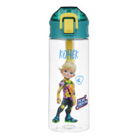 BY Русские Супергерои Бутылка спортивная, 7.3x21.3см, 600мл,&quot;Конек&quot;, PC, PP