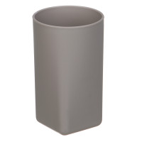 VETTA Стакан для ванной комнаты, пластик, 350 мл, 12x7x7 см, бежевый