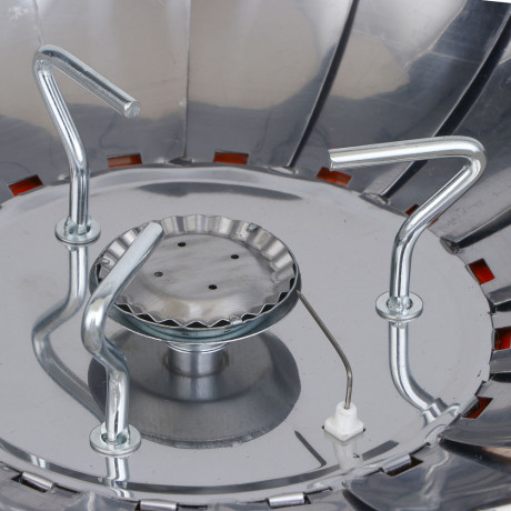 ЕРМАК Плитка газовая к бал. с цанговым захватом портативная с лепестками большая