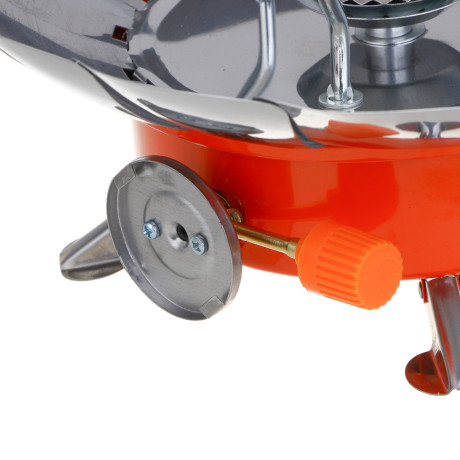 ЕРМАК Плитка газовая к бал. с цанговым захватом портативная с лепестками большая