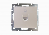 Lezard RAIN мех. роз. компьют. СУ 1 мест. жемчужно-бел. перламутр (корпус PC) 703-3088-139