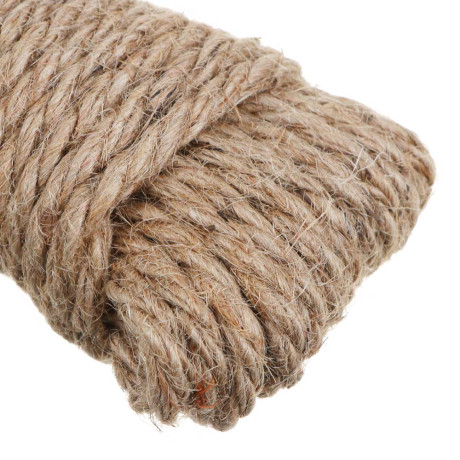 INBLOOM Канат джутовый 3х ниточный, 3ммх10м, 1.12 ктекс