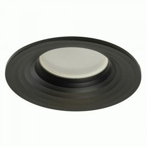 Feron cв-к встр. под лампу MR16 GU5.3, черный, круг IP20 90х35 DL3111 51343