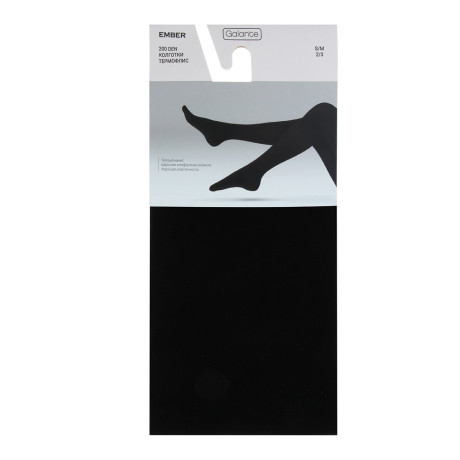 GALANTE Ember Колготки 200 DEN,  90% полиэстер, 10% эластан, р-р 2/3, цвет черный