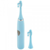 Зубная щетка HomeStar HS-6004, 5600об/мин, 1скорость, доп.насадка, голубая (1*АА в компл) 103589
