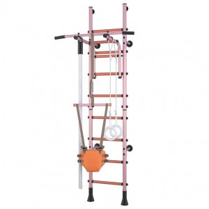 Детский спортивный комплекс Polini Sport Turbo, пристенный, розовый (мест 1)