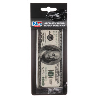 NEW GALAXY Ароматизатор бумажный Деньги 100 Долларов, 8гр., новая машина