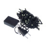 СНОУ БУМ Гирлянда эл. вьюн 10м, 100LED, белый, 8 режимов, ПВХ черный, 220В