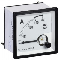 IEK Амперметр Э47 150/5А кл. точн. 1,5 96х96мм