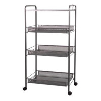 Этажерка Ладья на колесиках 34КС (графит) 45*30*88см, стол+3корзины (до 10кг) Э357Гр под заказ ЗМИ