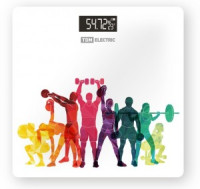 Весы напольные эл. TDM  &quot;Фитнес&quot;, стекло, до 180кг, деление 0,01кг, 28*28см SQ4012-0002