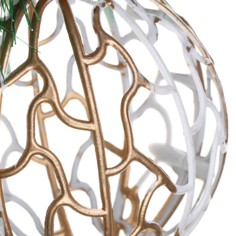 СНОУ БУМ Шар с декором, 9 см, пластик, 26-633