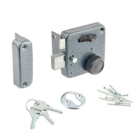 Замок накл ЗНЗ-1А с защелкой (личина на корпусе) Пенза  \12