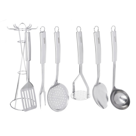 SATOSHI Альфа Набор кухонных принадлежностей 7 пр. нерж. сталь