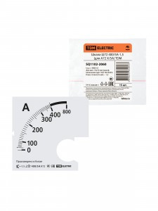 TDM Шкала Ш72  400/5А-1,5 (для А72 Х/5А) (15!) SQ1102-2060