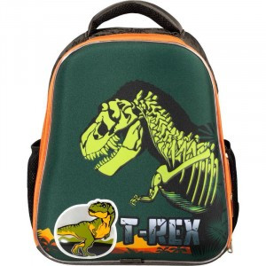 Ранец №1 School   Basic T-Rex, 2 отд., ортопед. Cпинка, светящийся кант 975128