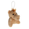 СНОУ БУМ Сувенир мягкий в виде лошадки с украшением 6x5x5 см, полиэстер, 9 дизайнов