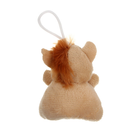 СНОУ БУМ Сувенир мягкий в виде лошадки с украшением 6x5x5 см, полиэстер, 9 дизайнов