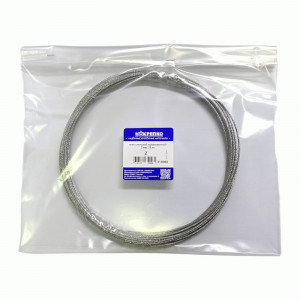 Трос стальной оцинк 2мм (15 метров) в пакете 1/1 НАКРЕПКО 218002