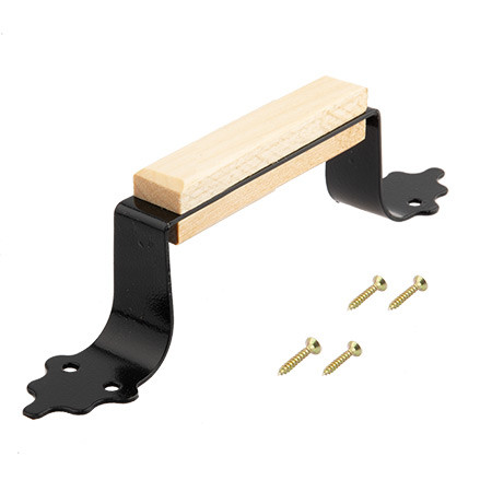 Ручка-скоба РС-140-Пл с Деревян. накладками (Плоская) Н.Новгород  \100