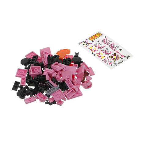 ИГРОЛЕНД Конструктор "Квадратный мир" 1, 12х4х10 см, ABS, 8 видов, арт.1