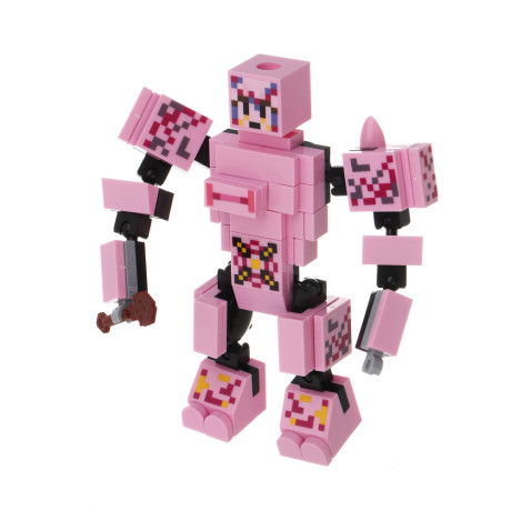 ИГРОЛЕНД Конструктор "Квадратный мир" 1, 12х4х10 см, ABS, 8 видов, арт.1