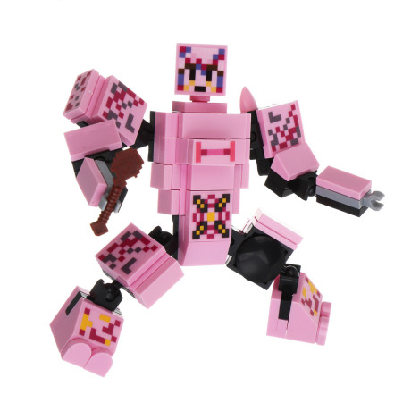 ИГРОЛЕНД Конструктор "Квадратный мир" 1, 12х4х10 см, ABS, 8 видов, арт.1