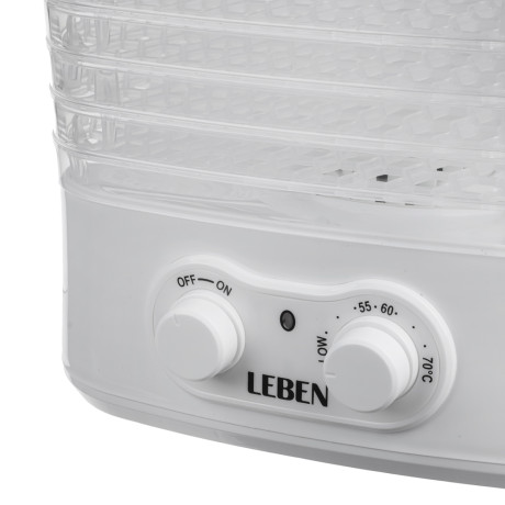 LEBEN Сушилка для овощей и фруктов, 250Вт, 5 уровней