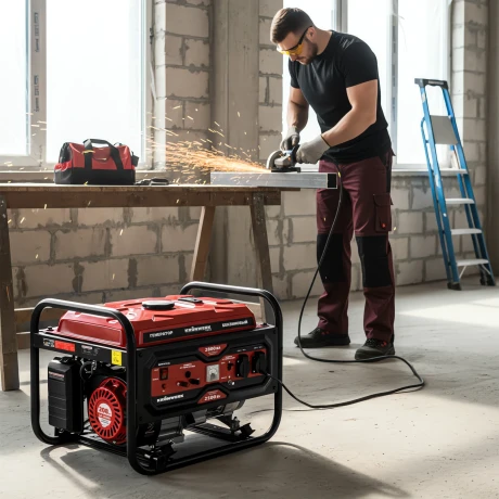 Генератор бензиновый LK-2800R, 2,8 кВт, 230В, ручной стартер Kronwerk