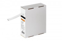 TDM термоусадка трубка ТУТнг 12/6 белая 10м на катушке (мини-бокс) SQ0518-0429