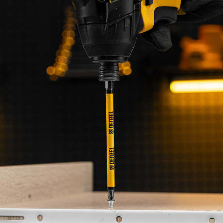 Бита PH2х127, сталь S2, цилиндр., 5шт. Е 6,3 Denzel