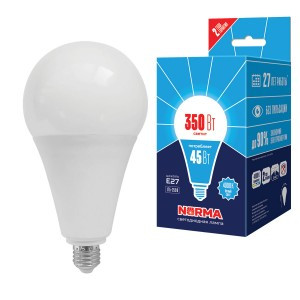 Volpe NORMA ЛОН А120 E27 45W(3600lm) 4000K 4K матовая 120x218 LED-A120-45W/4000K/E27/FR/NR