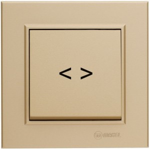 Makel Karea выкл. СУ 1 кл. латунь (проходной) 56057005