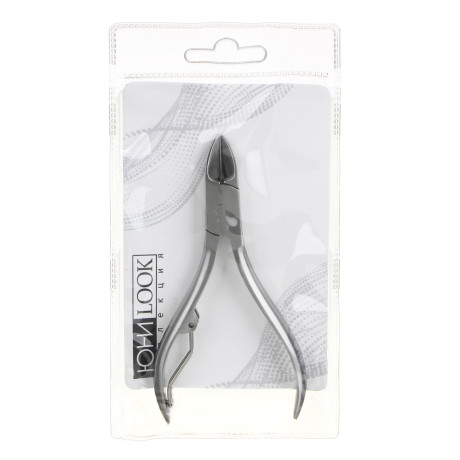 ЮНИLOOK Кусачки педикюрные с одинарной пружиной, длина лезвий 15мм, сталь, 10,5см, #8714
