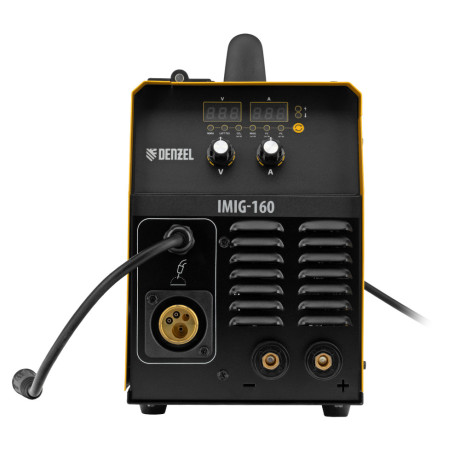 Аппарат инвертор. полуавтомат. cварки IMIG-160 Synergy, 160 А, ПВ 60%, катушка 5 кг Denzel