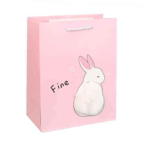 Пакет подарочный тм Fntastic M 23x17,7x10см, бумага, 4 дизайна