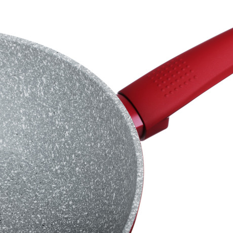 SATOSHI Верден Сотейник литой d=28см, антипригарное покрытие мрамор, индукция