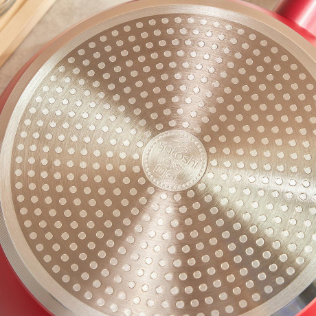 SATOSHI Верден Сотейник литой d=28см, антипригарное покрытие мрамор, индукция