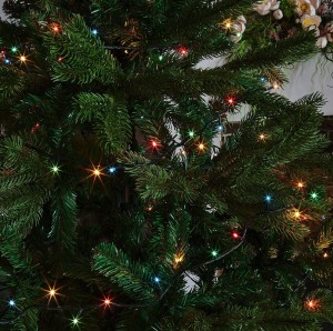 Гирлянда-нить UDL-S0500-100/DGA 100миниламп, разноцв. 5м, 8реж. провод зеленый IP20 Uniel