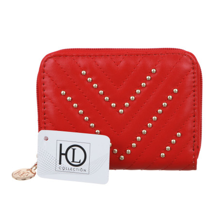 ЮL Кошелек с отд. для карт, купюр, монет, ПУ, 12,5х9,5см, 3 цвета, КЖ23-14