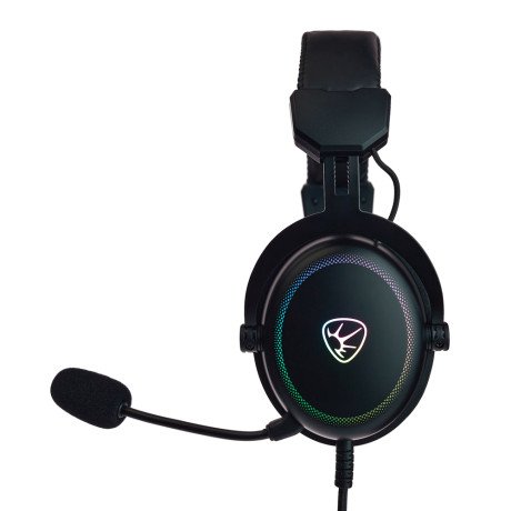 BY Наушники проводные с микрофоном игровые Kabuto Type-C USB(A)3,2 м, VS7.1, настр. RGB подсветка