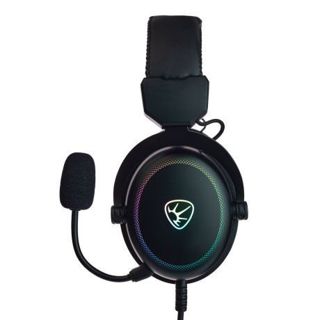 BY Наушники проводные с микрофоном игровые Kabuto Type-C USB(A)3,2 м, VS7.1, настр. RGB подсветка