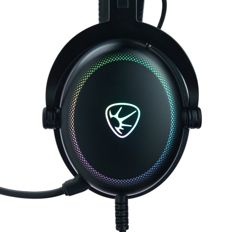 BY Наушники проводные с микрофоном игровые Kabuto Type-C USB(A)3,2 м, VS7.1, настр. RGB подсветка