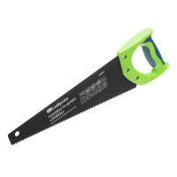 Ножовка по дереву &quot;Зубец&quot;, 350 мм, 7-8 TPI, каленый зуб 2D, защитное покрытие, двухкомпонентная рукоятка Сибртех